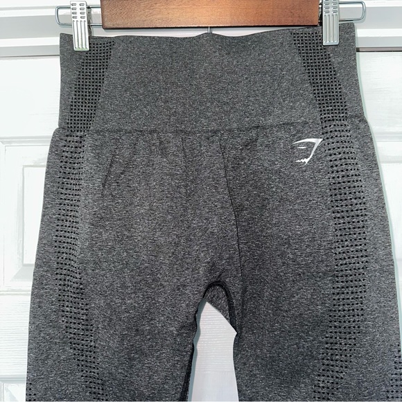 Gymshark Vital Seamless 2.0 Leggings Charcoal Gray L - Picture 5 of 6